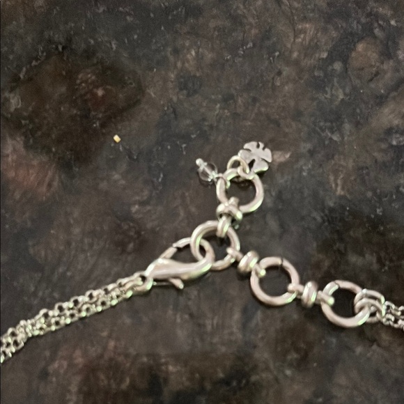 Lucky Brand Silver and Cream Statement Necklace - Picture 3 of 3